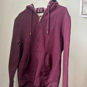 Burberry Zip Up Hoodie